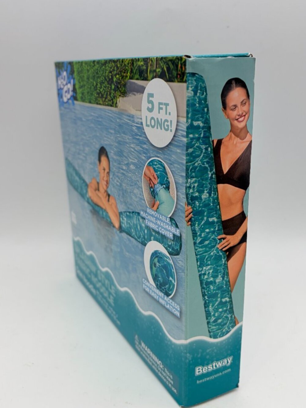 Bestway H2O Go Splashin’ Style Fabric Noodle Pool Float 5 Ft NIB - Picture 3 of 5